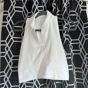 Athleta seamless polo crop